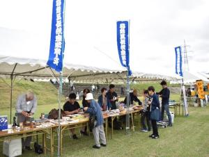 湯川村新米祭の様子